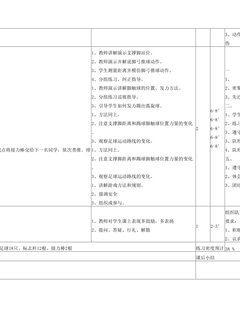 最新初中足球课教案+(全部)名师优秀教案.doc_第2页