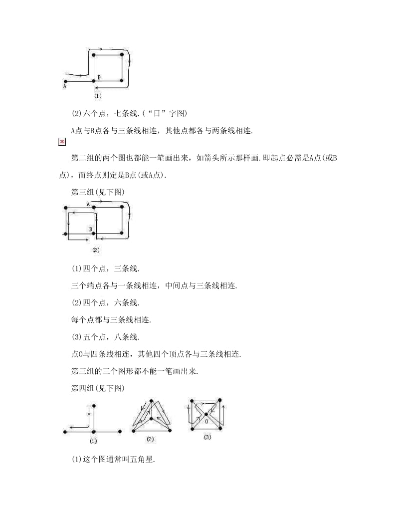 小学二年级奥数下学期一笔画问题教优秀名师资料.doc_第3页