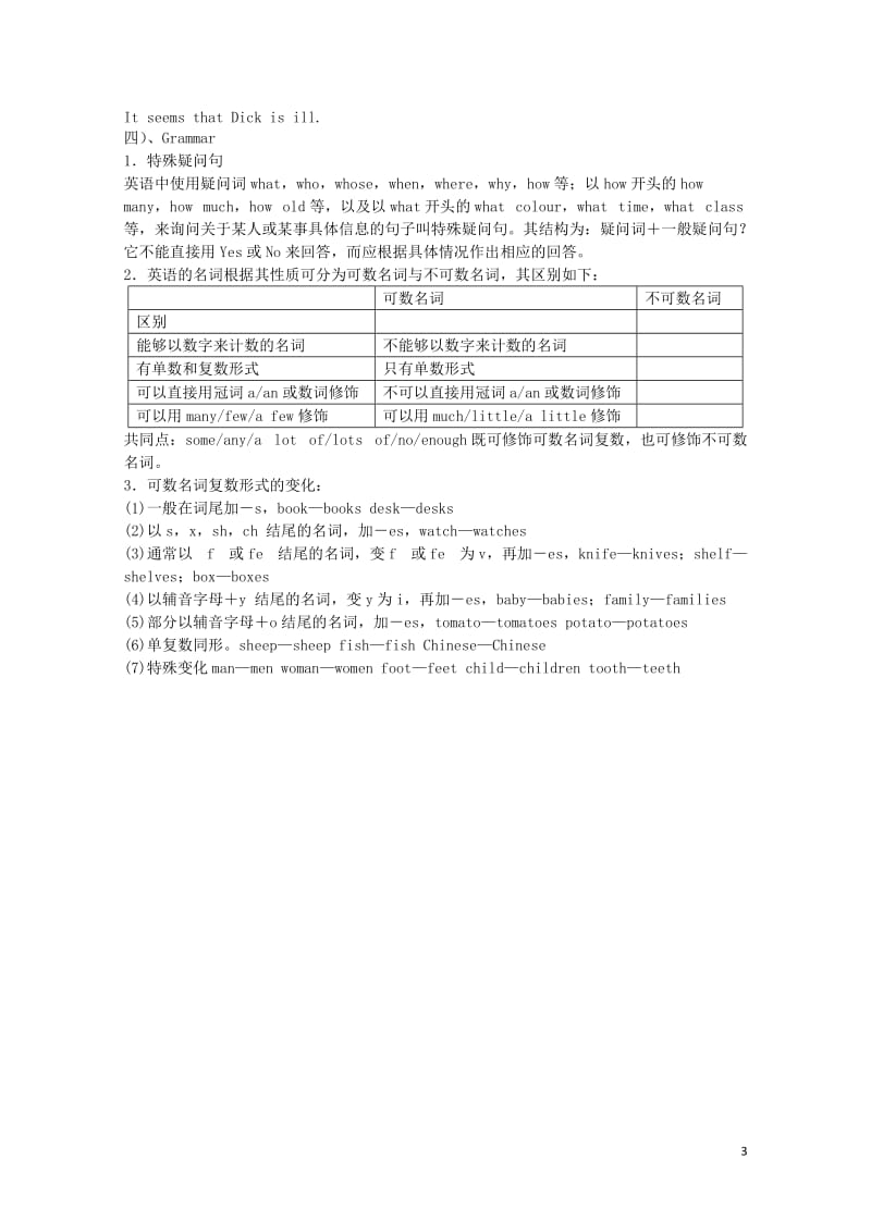 江苏省盐城市盐都区中考英语第3课时七上Units5_6复习学案201806151132.doc_第3页