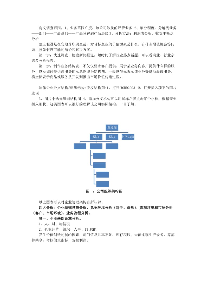 最新企业经营情况调查（业务结构分析.docx_第1页