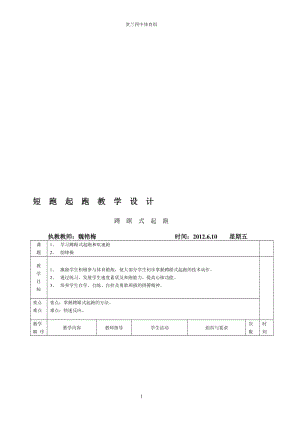 魏艳梅蹲踞式起跑教案[精选文档].doc