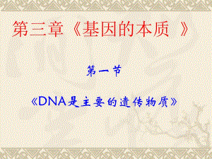 3.1《DNA是主要的遗传物质》课件3[精选文档].ppt