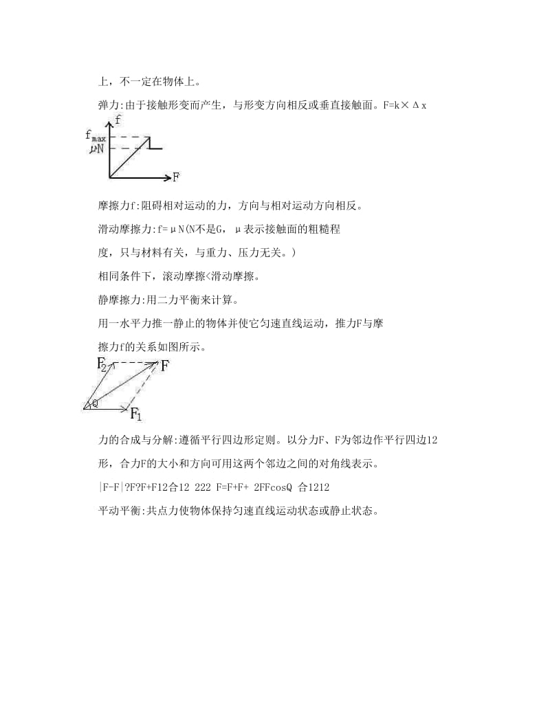 最新高考理综物理总复习重要知识点归纳总结优秀名师资料.doc_第2页