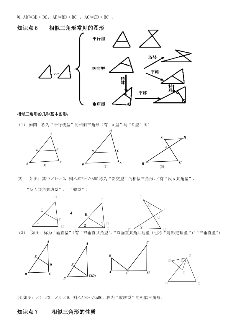 最新相似三角形知识点总结优秀名师资料.doc_第3页