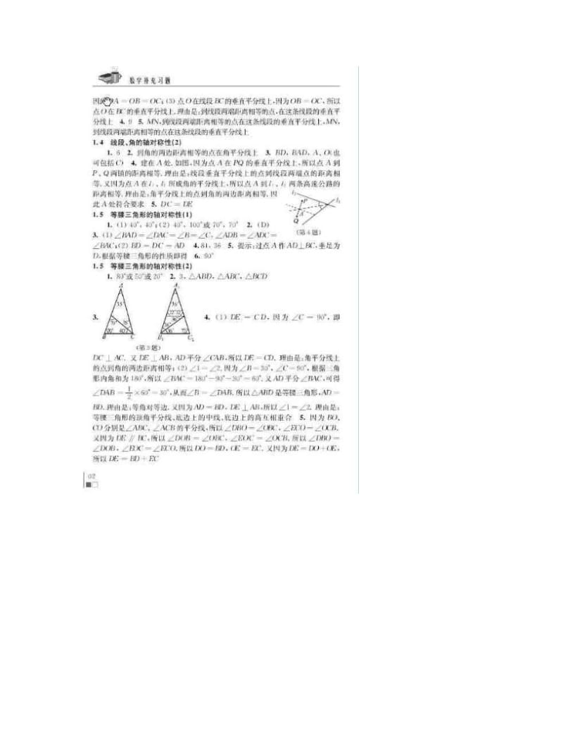 最新[小学]八上数学补充习题答案优秀名师资料.doc_第2页