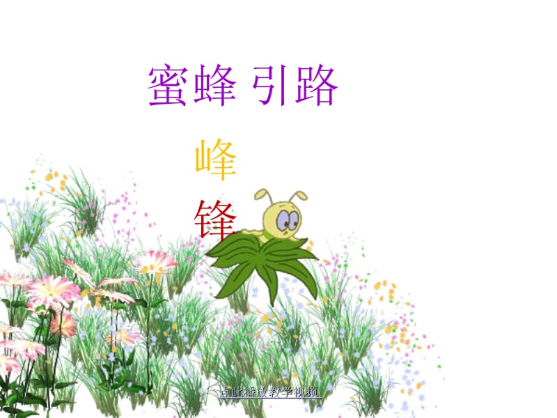 26蜜蜂引路(上课自用)[精选文档].ppt_第3页