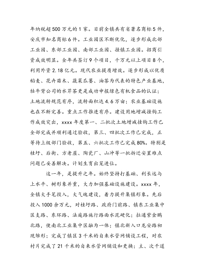 镇长年终总结发言-精选范文.doc_第2页