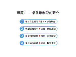 人教版九年级上册第六单元课题2《二氧化碳制取的研究》课件[精选文档].ppt