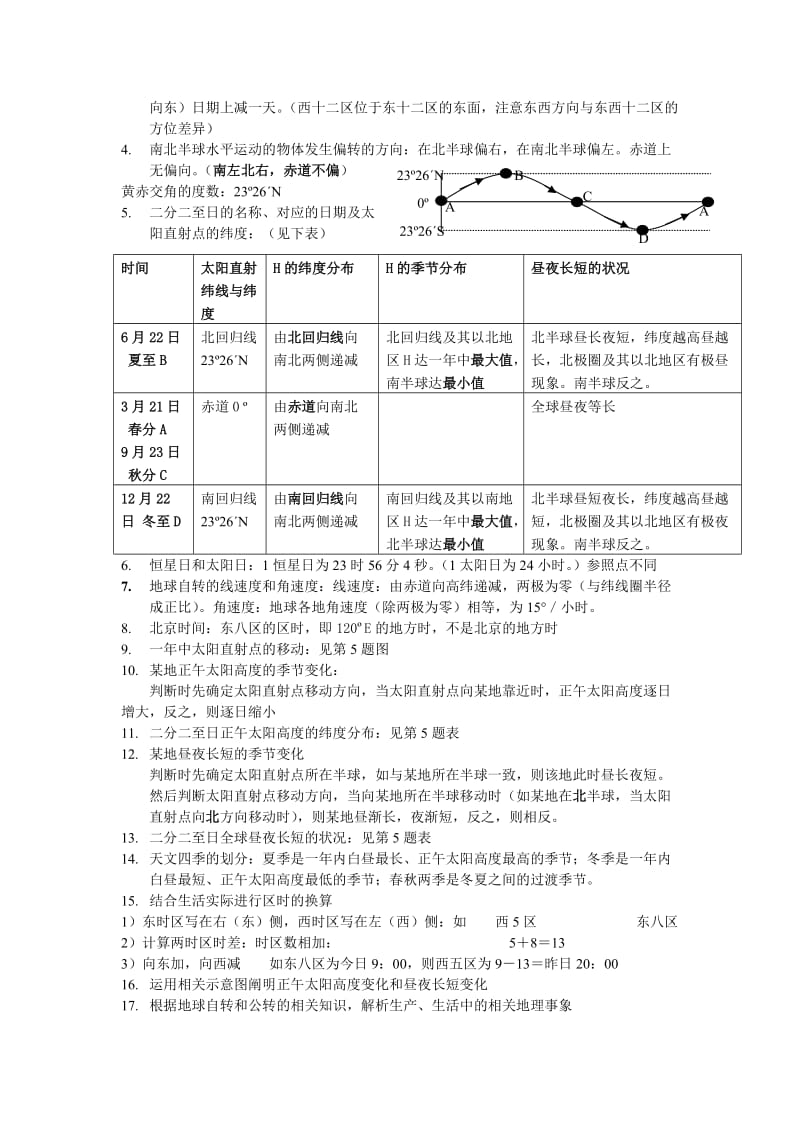 最新高一地理会考知识点优秀名师资料.doc_第3页