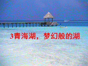 《青海湖_梦幻般的湖》教学课件1[精选文档].ppt