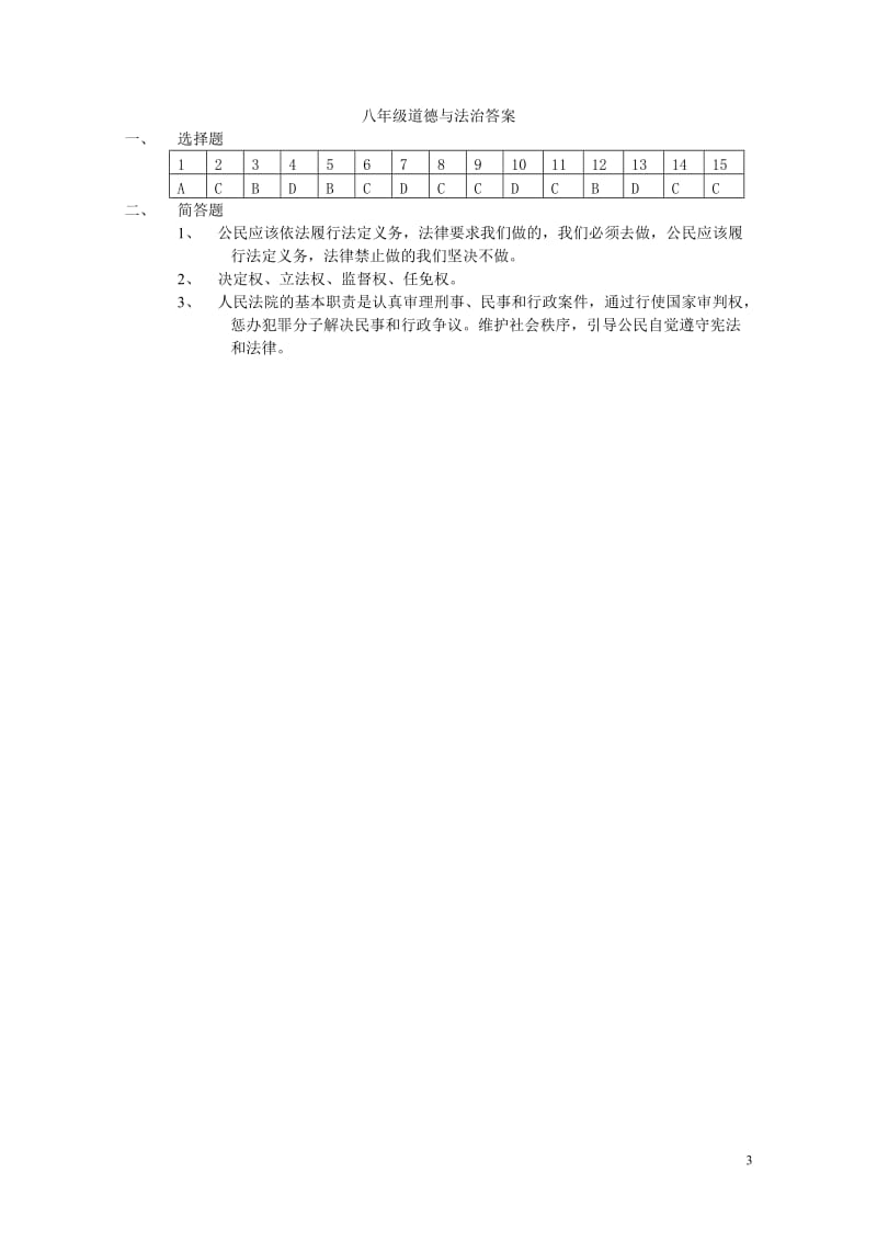 黑龙江省哈尔滨市双城区新兴中学2017_2018学年八年级道德与法治下学期第二次月考期中试题扫描版新.doc_第3页