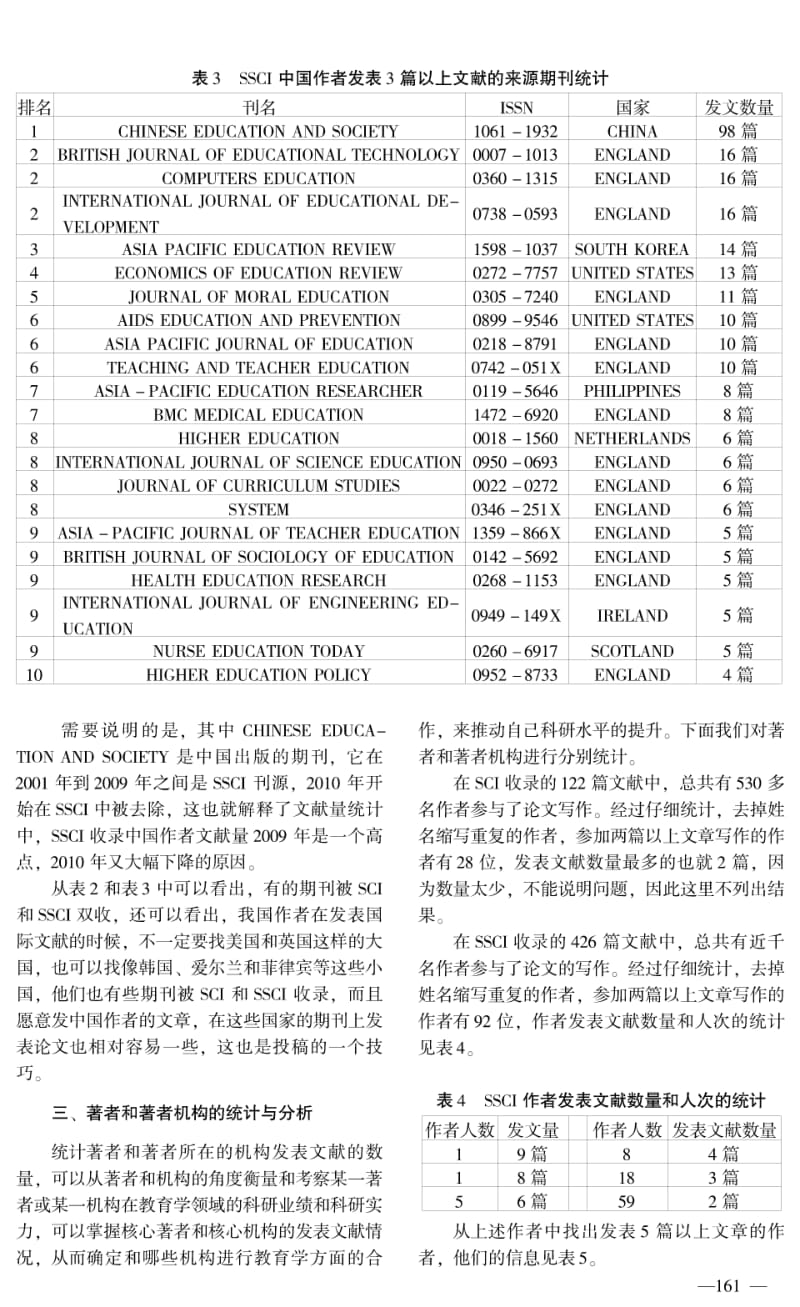 2000－2013年大陆作者在国外发表教育类论文情况研究--基于SCI和SSCI数据分析.pdf_第3页