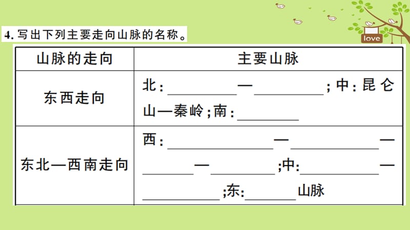 八年级地理上册第二章第一节地形和地势第一课时习题课件新版新人教版.pptx_第3页