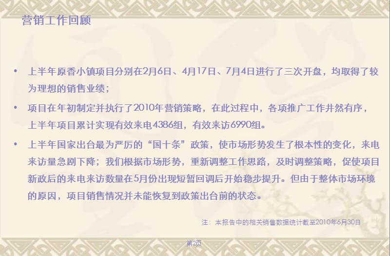 2010中国铁建原香小镇下半年营销计划专题报告26P.ppt_第2页