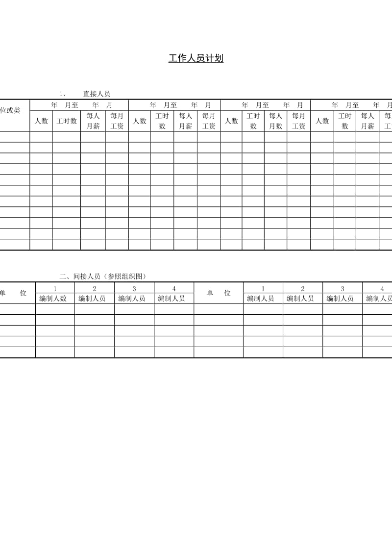 工作人员计划表格.doc_第1页
