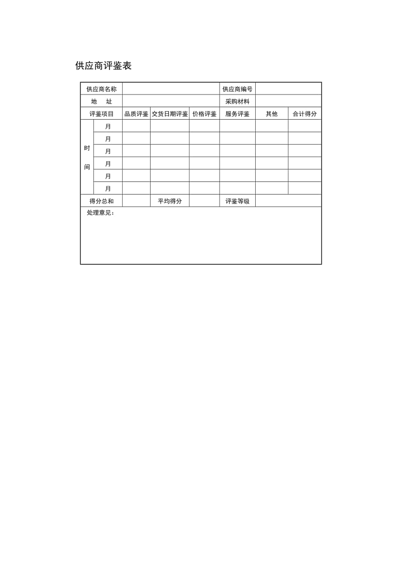 供应商评鉴表.doc_第1页