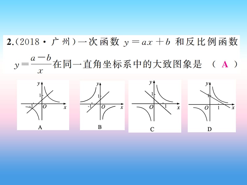 2019年中考数学复习第三章函数第12讲反比例函数（精练本）课件.pptx_第2页