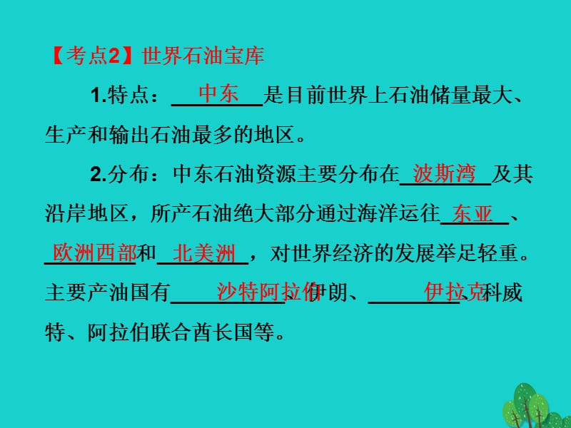 中考地理世界地理（下）第七章东半球其他的地区和国家复习课件.pptx_第3页