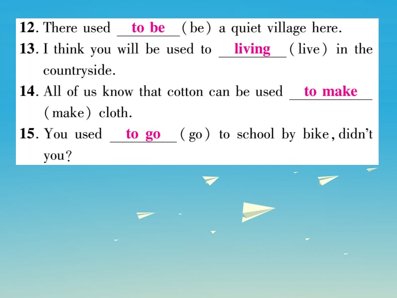 九年级英语全册Unit14Iremembermeetingallof you in Grade 7语法专练课件 （新版）人教新目标版.pptx_第3页