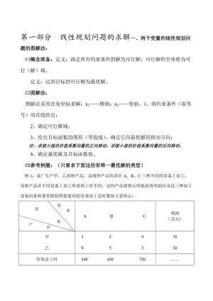 《运筹学》复习参考资料知识点及习题名师制作优质教学资料.doc