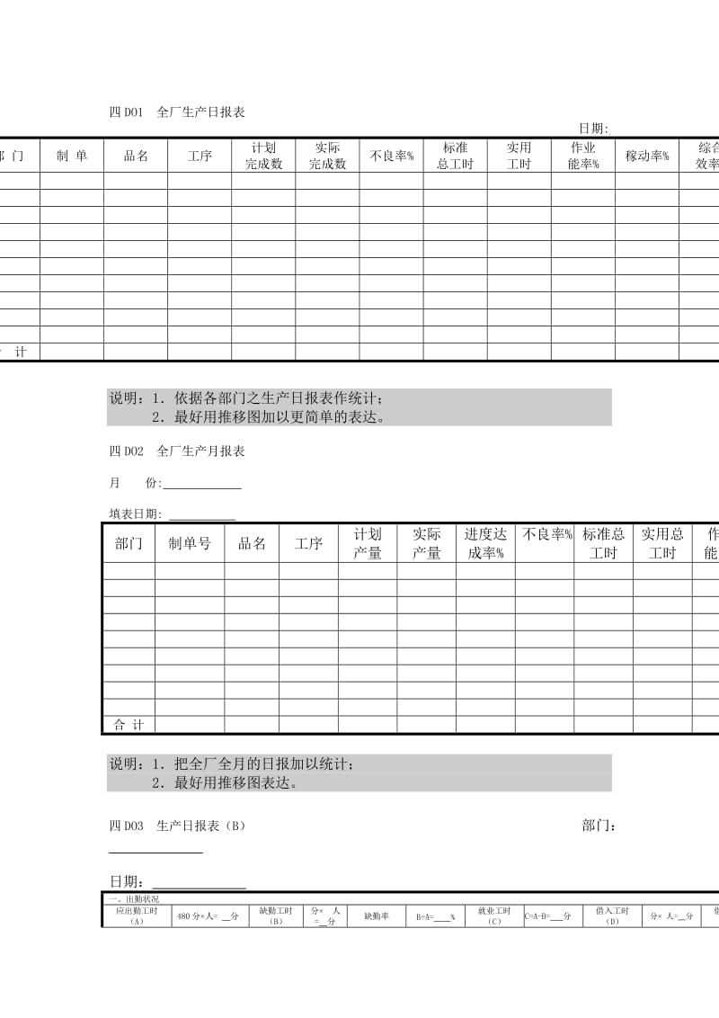 企业管理表格生产管理d横表格.doc_第1页