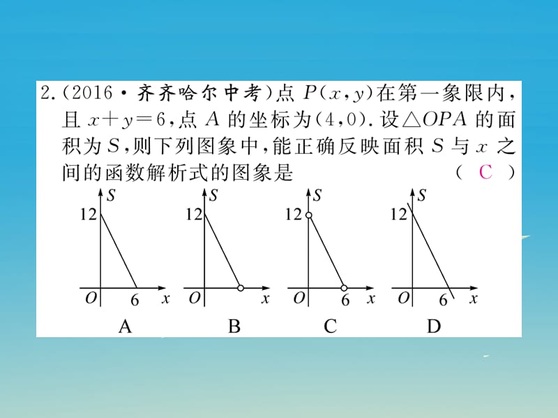 八年级数学下册 解题技巧专题 函数图象信息题习题课件 （新版）新人教版.pptx_第2页