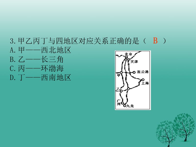 中考地理总复习专题十四中国的经济发展作业本课件.pptx_第3页