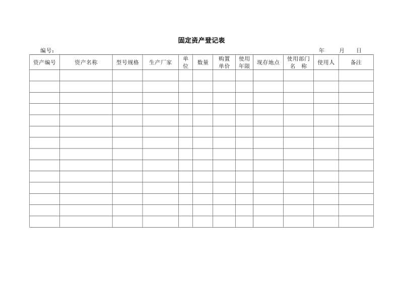 固定资产管理规定（制度范本、doc格式）.doc_第2页