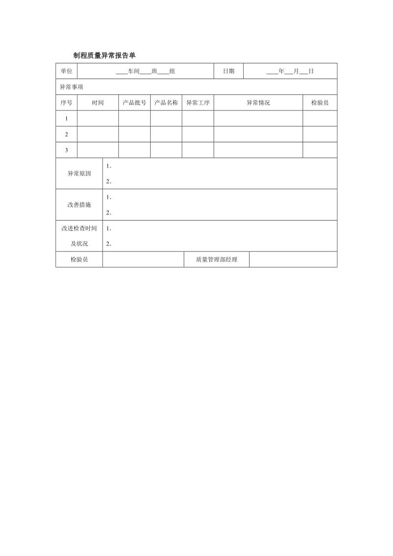 制程质量异常报告单.doc_第1页