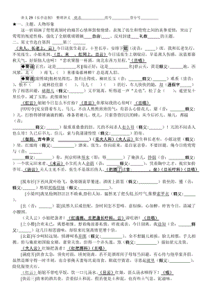 《长亭送别》知识点整理大全名师制作优质教学资料.doc