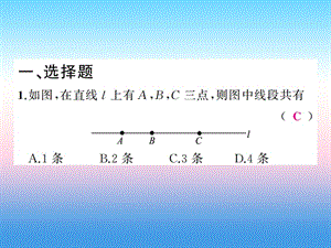 2019年中考数学复习第四章统计与概率第17讲线段、角、相交线与平行线（精练本）课件.pptx