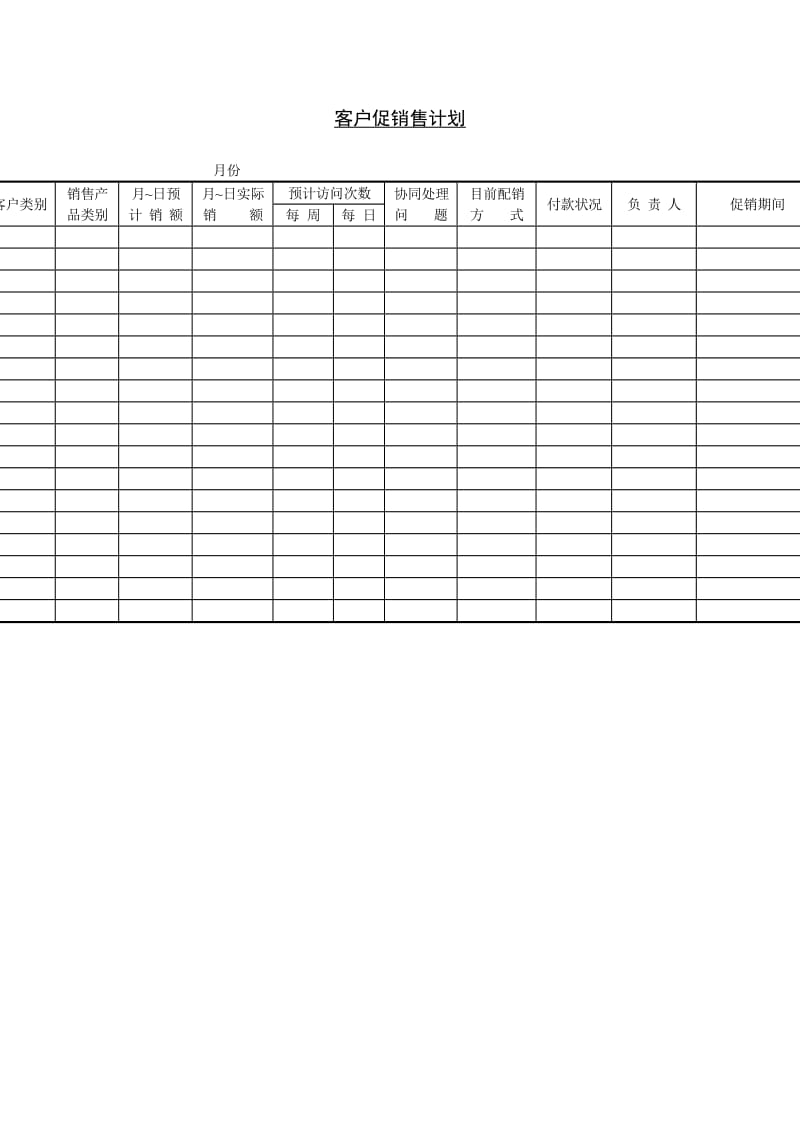 客户促销售计划word模板.doc_第1页