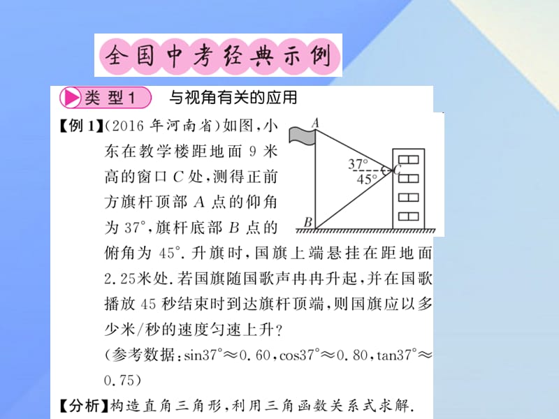 中考数学第2轮小专题集训题型专攻小专题（八）解直角三角形的实际应用课件.pptx_第1页