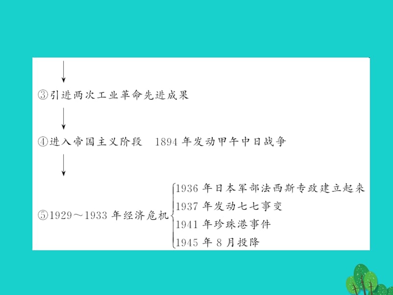 中考历史总复习专题训练七近现代日本课件.pptx_第3页