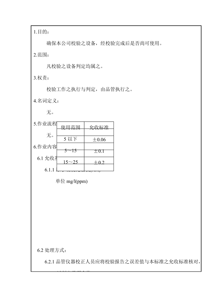 仪器校验规范及判定标准.doc_第2页