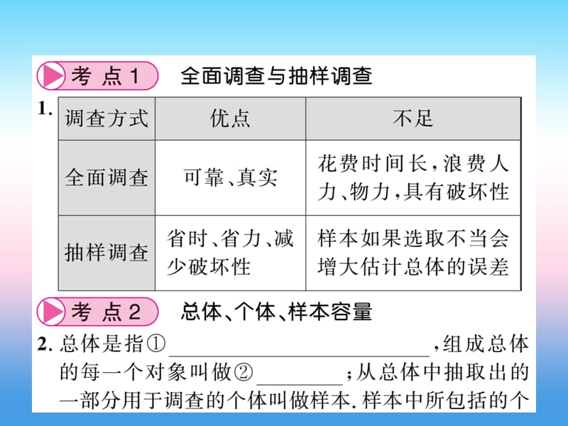 2019中考数学复习第八章统计与概率第29节数据的收集与描述（正文）课件.pptx_第2页