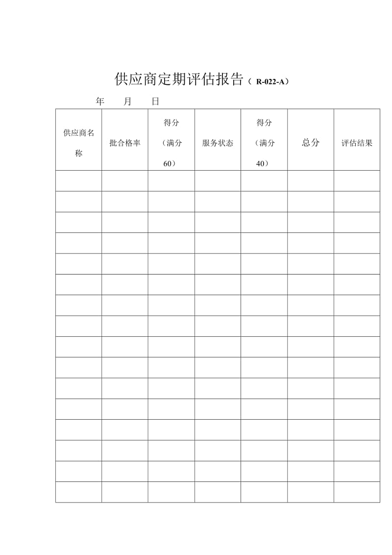 供应商定期评估报告.doc_第2页