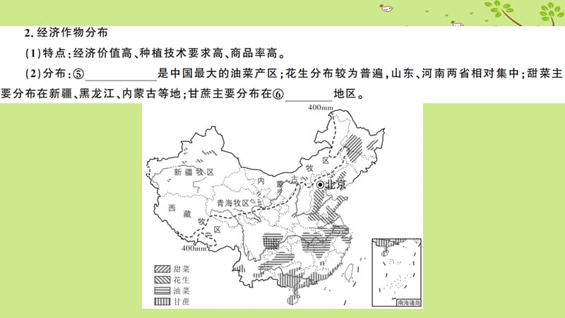 八年级地理上册期末知识梳理第四章中国的主要产业习题课件新版湘教版.pptx_第2页