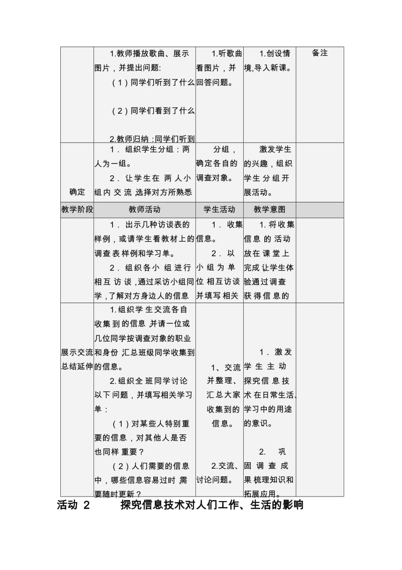 七年级上册信息技术教案-(上海科教版)名师制作优质教学资料.doc_第3页