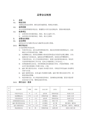 品管会议制度.doc