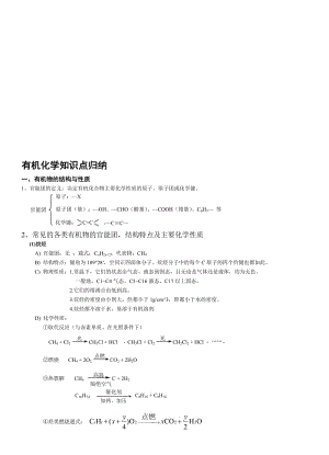 【非常详细】有机化学知识点归纳名师制作优质教学资料.doc