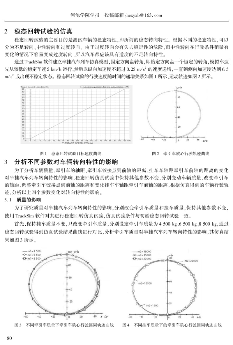 基于TruckSim的半挂汽车列车转向特性的仿真分析.pdf_第2页