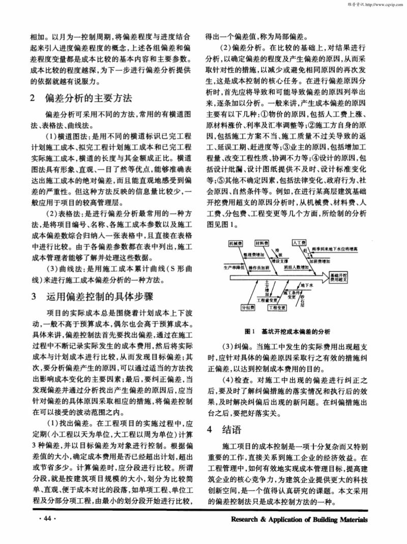 偏差控制法在施工项目成本控制中的应用.pdf_第2页