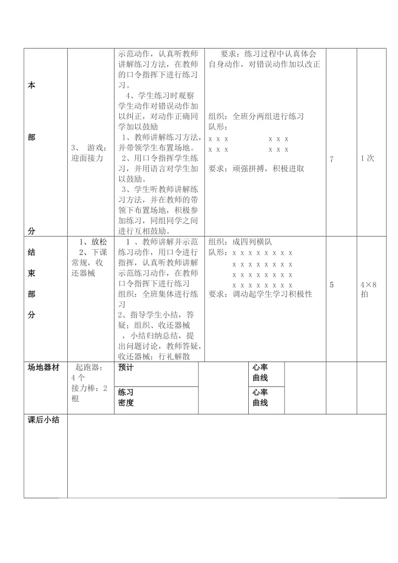 七年级体育蹲踞式起跑教案-教学文档.doc_第2页