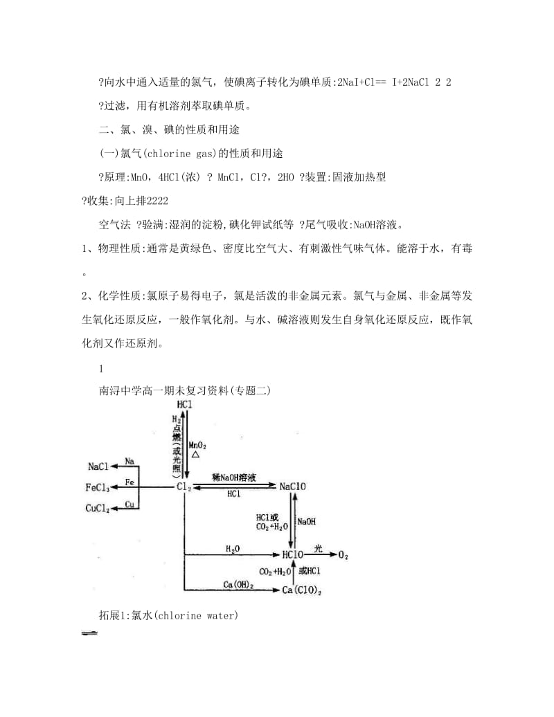 最新高一化学必修1专题二复习资料优秀名师资料.doc_第2页