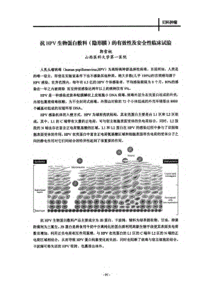 抗HPV生物蛋白敷料隐形膜的有效性及安全性临床试验.pdf