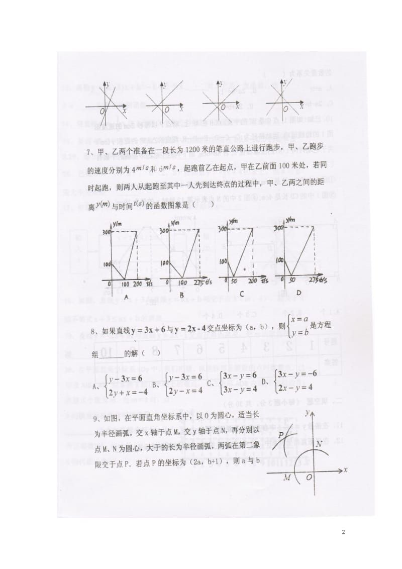 河北省保定市定兴县第二中学2017_2018学年八年级数学下学期期中试题扫描版新人教版2018052.doc_第2页