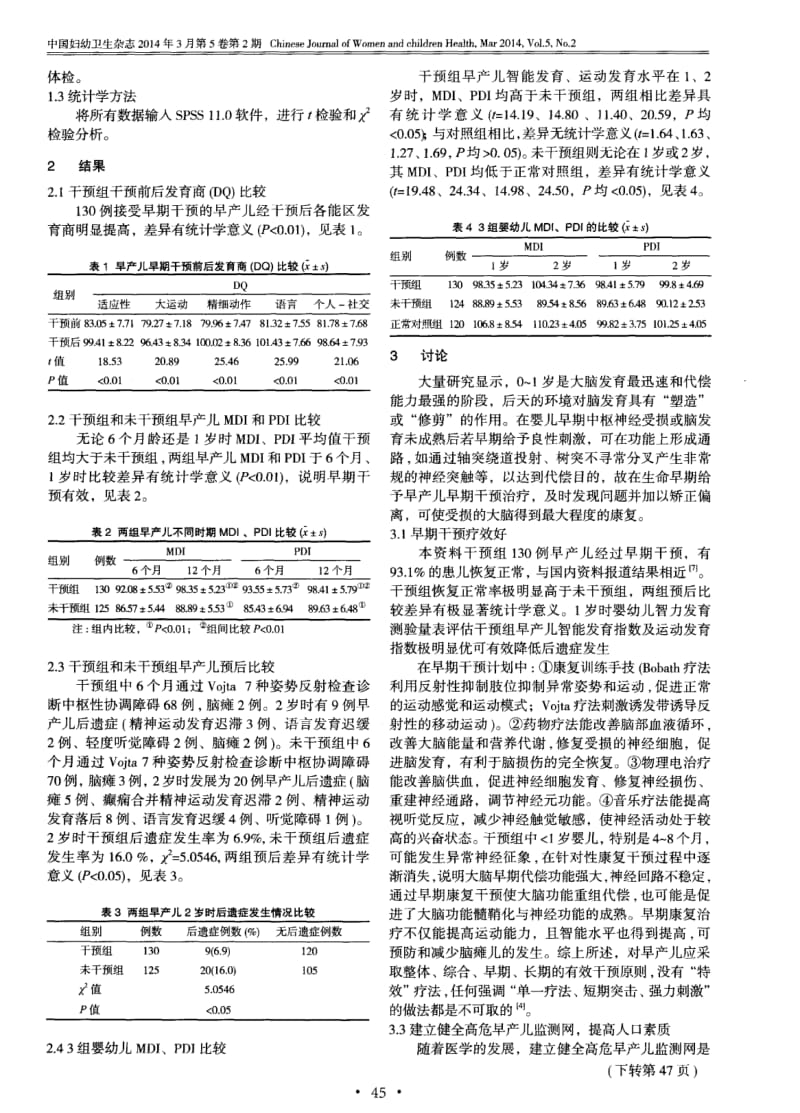 广东省佛山市顺德区255例早产儿早期干预的效果分析.pdf_第2页