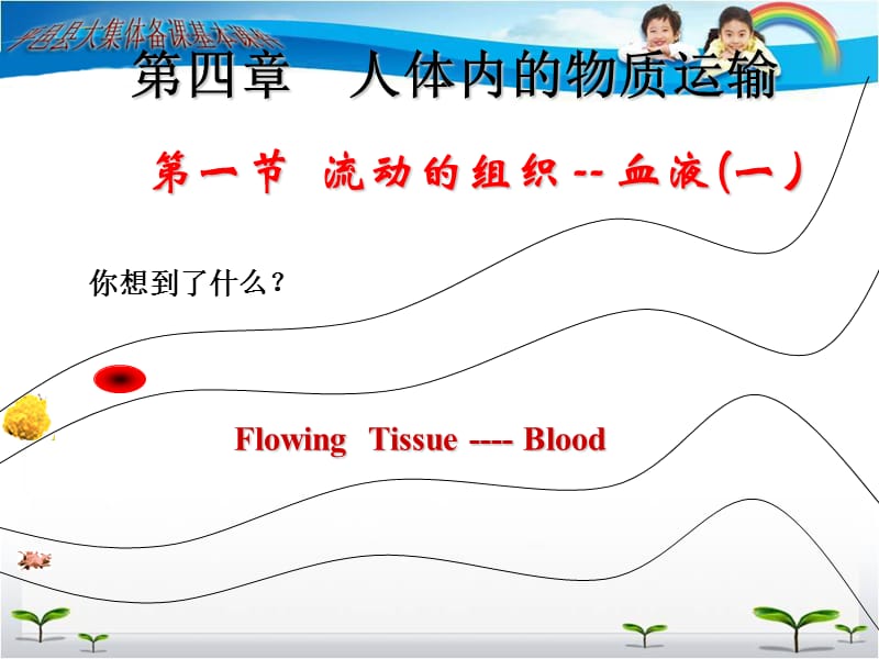 第一节流动的组织血液一名师编辑PPT课件.ppt_第1页