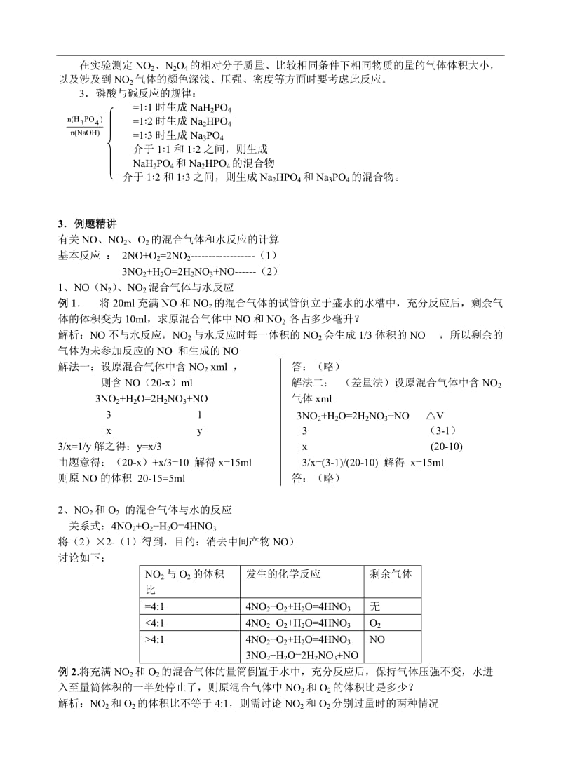 最新高考化学58个考点精讲_考点23_氮和磷优秀名师资料.doc_第3页